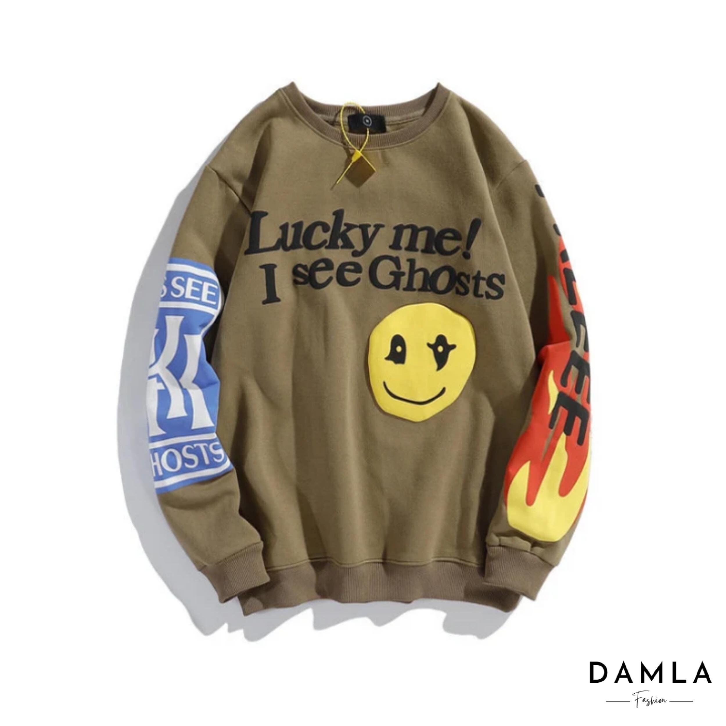 Kanye west merch lucky me i see ghosts - Etsy Nederland