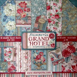 Stamperia, Grand Hotel, scrapbooken