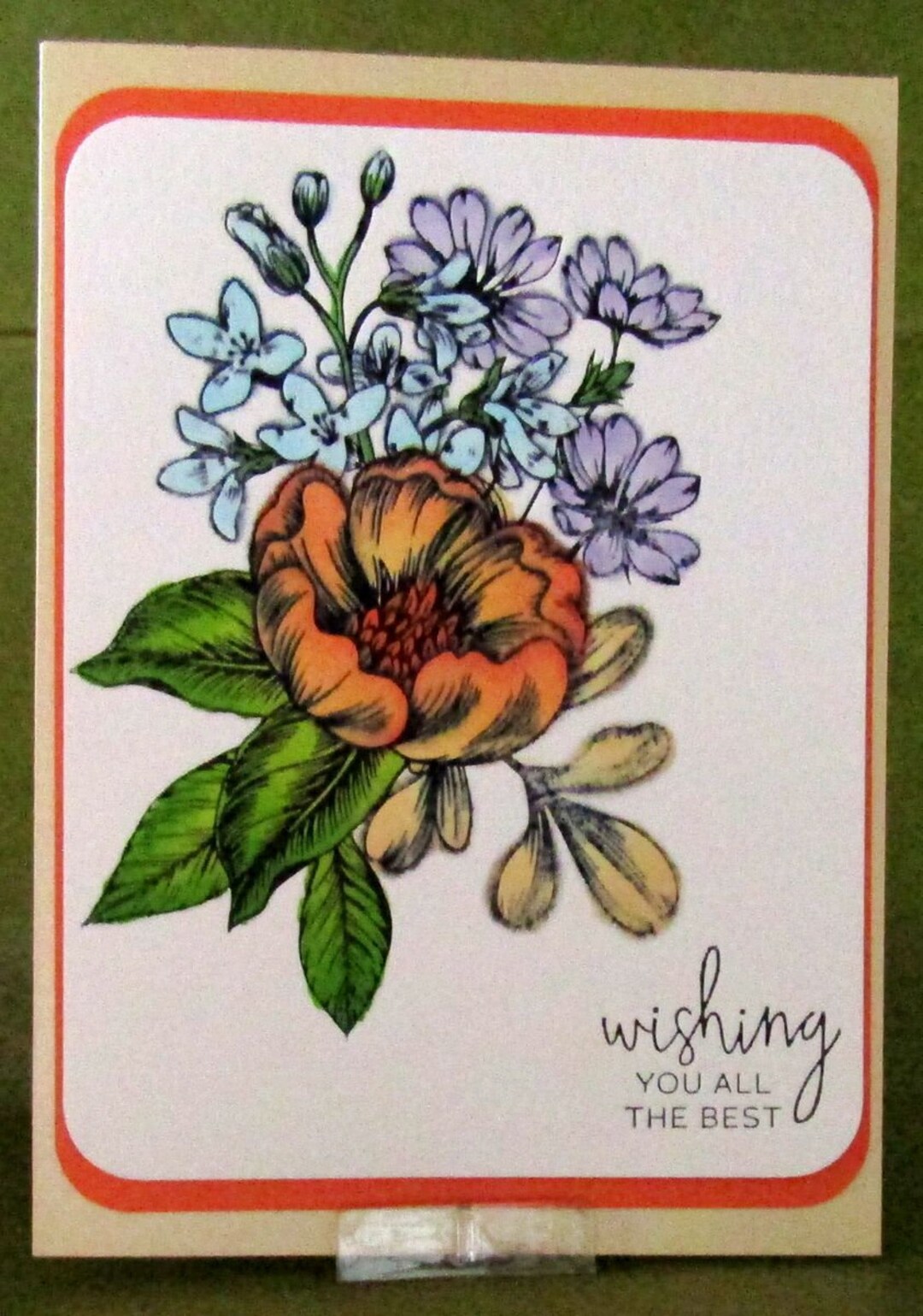 Greeting Card Wishing You All the Best Format C6 With Etsy