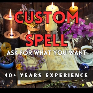 Custom Spell & Tarot Cards Reading, Ask For What You Want | Wish Spell | White Magic | Witch | Spell Caster