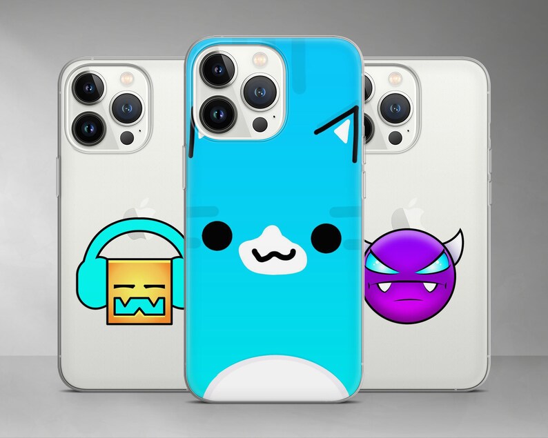 Geometry Dash Phone Case for iPhone 15 Pro Max 14 Plus 13 Pro Etsy UK