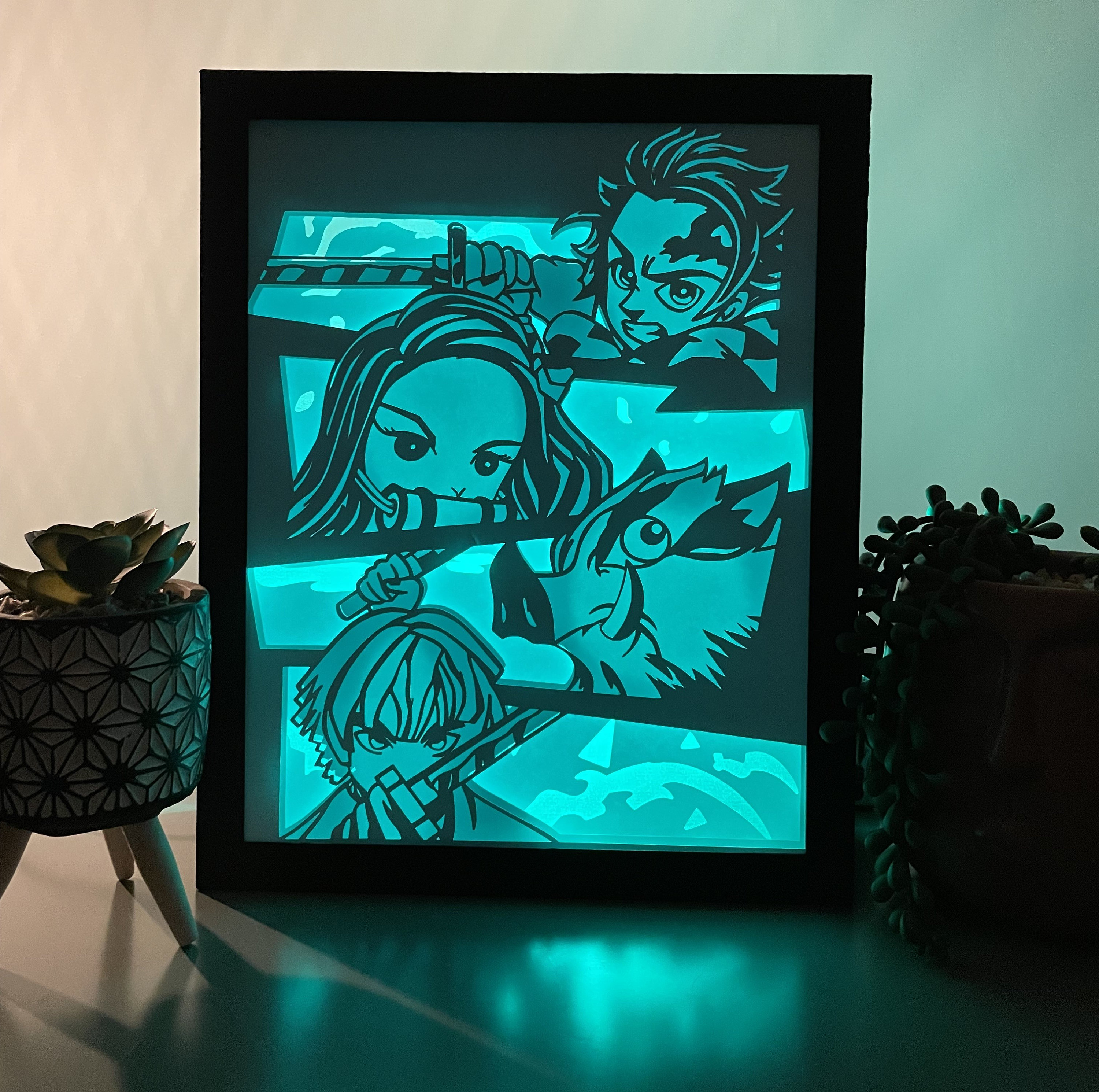 Illuminated Anime Light Box: Bring Your Favorite Characters to Life 