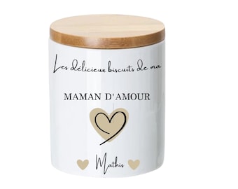 pot à bonbon, pot à bougie, pot céramique personnalisé