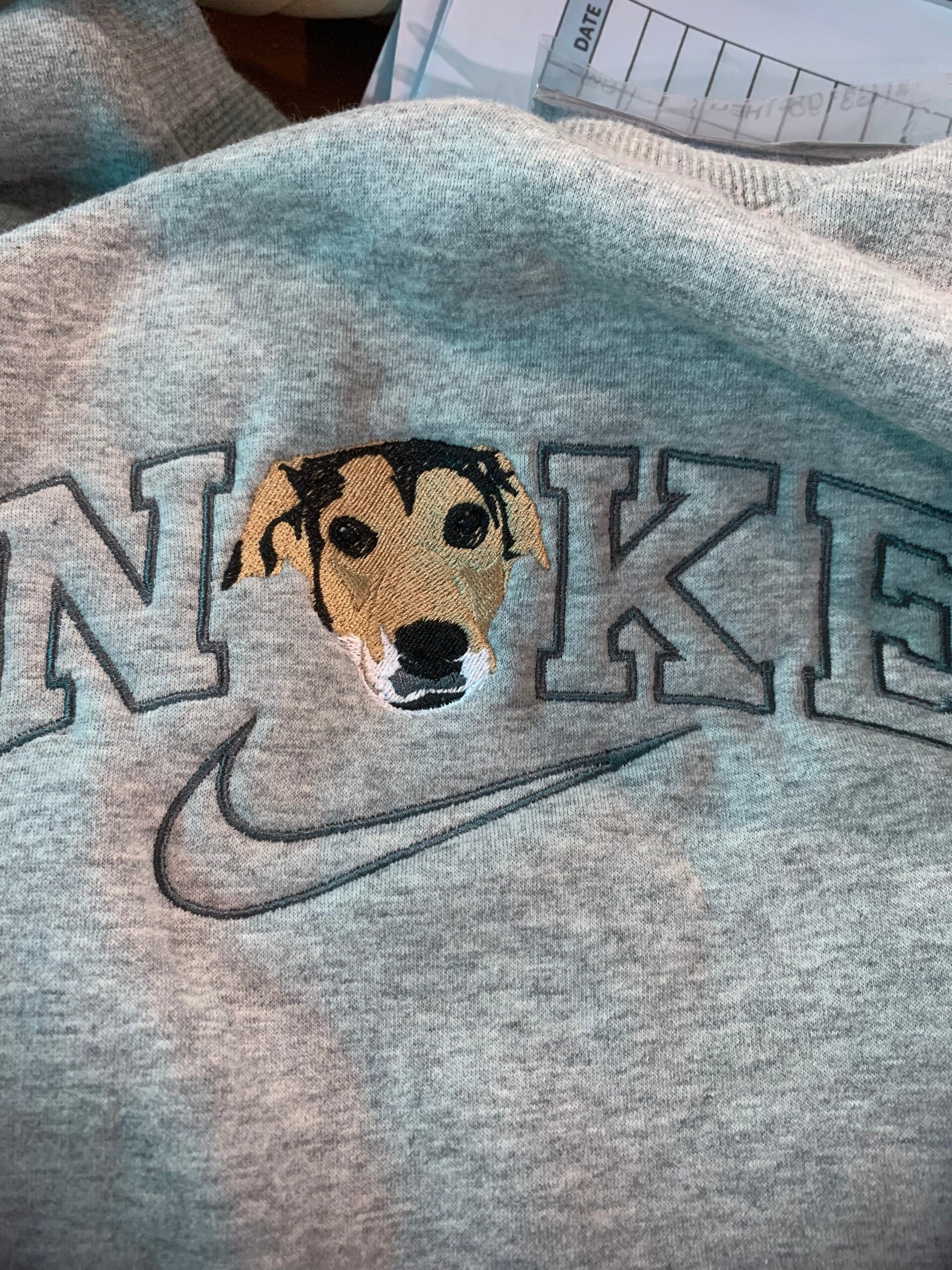 Pug Dog x Nike Embroidered Shirt, Animal Embroidered Shirt, Custom Nike  Embroidered Shirt - Small Gifts Great Love
