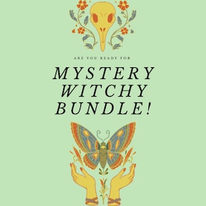 Ensemble mystérieux de sorcellerie ! - articles de sorcellerie | décor de sorcellerie | boîte mystère|wiccan|esthétique sorcière|carnet | boucles d'oreilles| marque-pages| autocollants | tarot