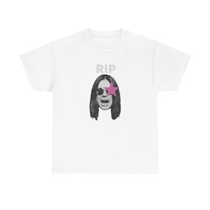 RIP Rock Legend Unisex Heavy Cotton Tee | Concert Apparel, Gift for Music Lovers, Casual Style, Fan Merchandise