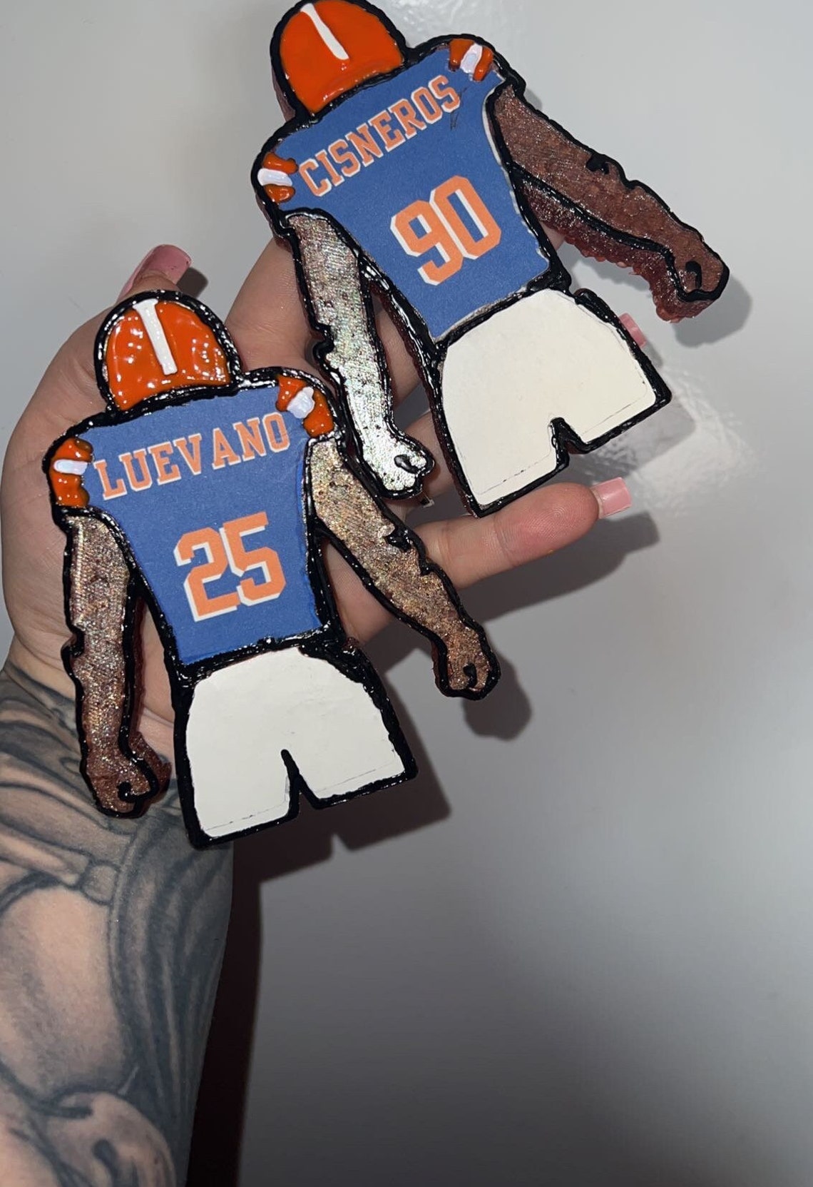Football Player Freshie Senior Year Gifts Customized Freshie Etsy