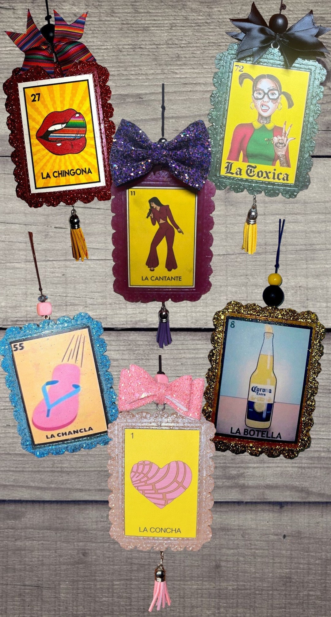 New Style Loteria Freshie Cardstock Car Freshie Loteria Air Freshener