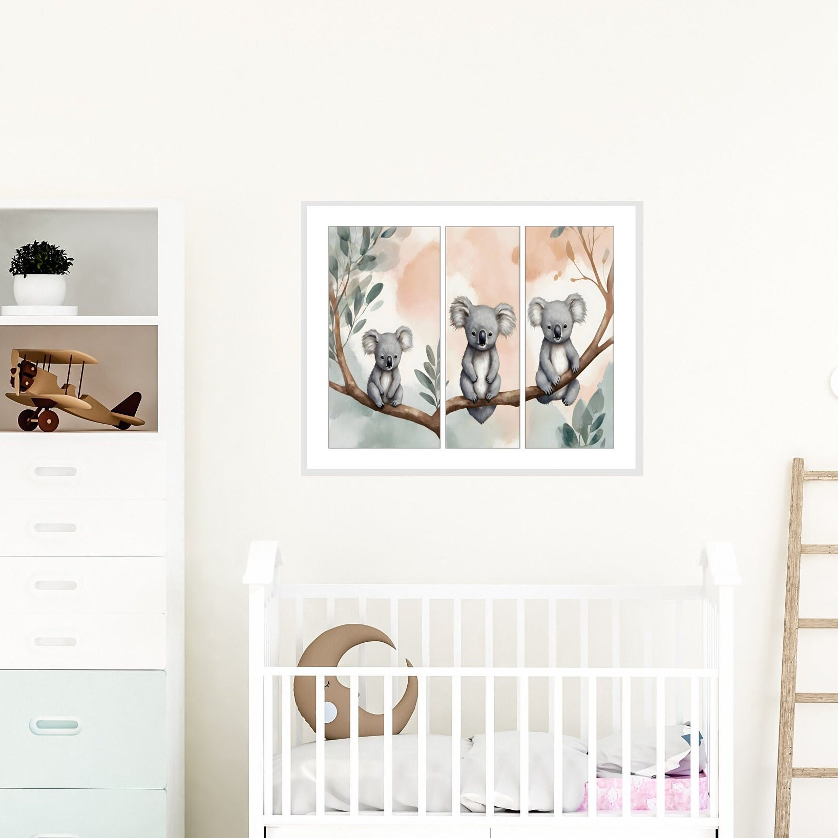 Koala Nursery Print Digital Instant Download Printable Art Baby Shower ...