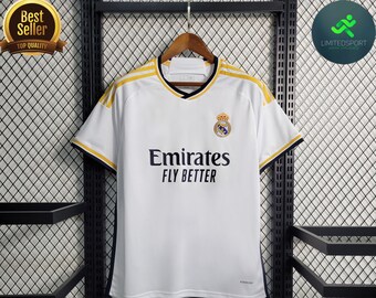 Real Madrid wit thuisshirt 2023/2024 Nieuwe versie Fans Rp Officiële retro blancos
