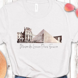 Louvre Museum T-Shirt Fun Gift For Traveler Paris France Shirt For Adventure Seeker Best Seller French Louvre Paris Gift TShirt For Souvenir