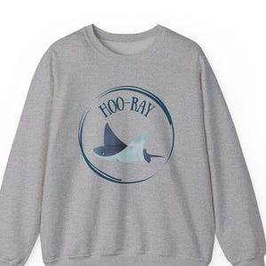 Stingray sweatshirt, cute stingray gift, stingray lover sweat shirt, cute stingray, stingray gifts, hoo ray sting ray shirt