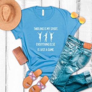 Baton Twirling Shirt for Twirler T-Shirt Gift for Majorette Twirl T Shirt for Baton Twirling Lover Love to Twirl Baton Twirl Tshirt for Mom