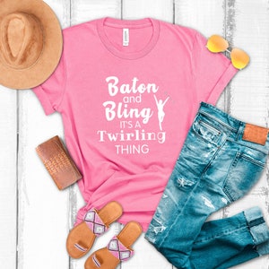Baton Twirling Shirt for Twirler T-Shirt Gift for Majorette Twirl T Shirt for Baton Twirling Lover Love to Twirl Baton Twirl Tshirt for Mom