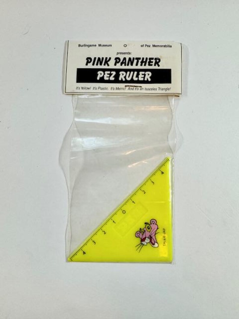 PEZ Pink Panther Ruler - Etsy