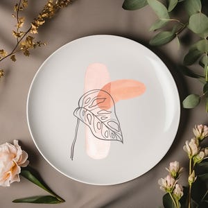 Mockup leeg wit bord | Boho-bruiloft tafelmodel | Mockup leeg bord | Mockup voor bruiloft in boerderijstijl.