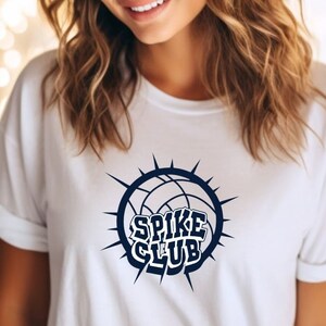 Spike Club shirt, volleyball shirt, Volleyball team