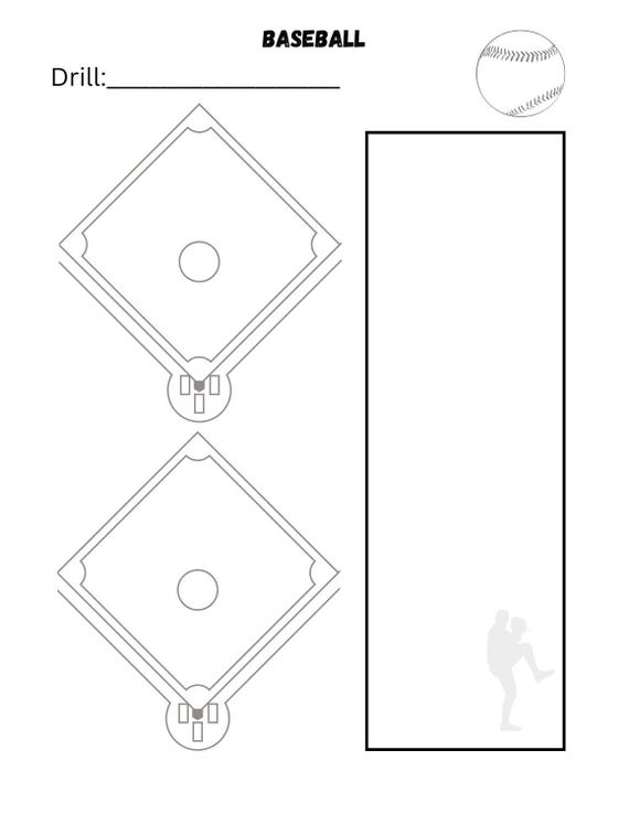 Blank Baseball Diamond Diagram