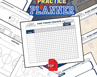 Basketball Playbook Template, Printable Blank Basketball Diagrams ...