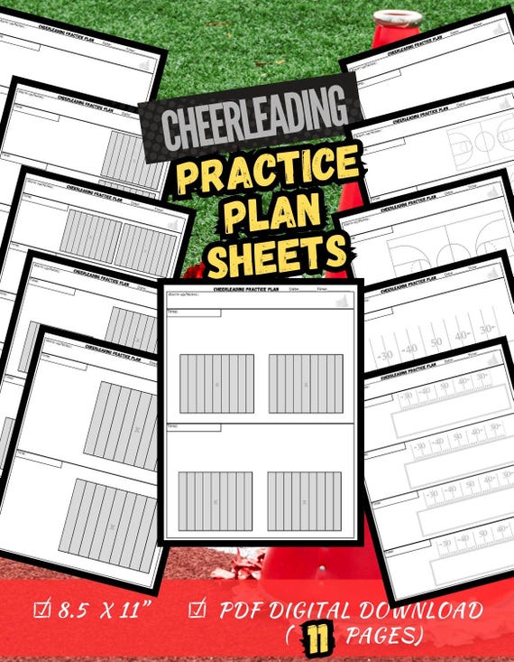 Cheerleading Practice Plan Template