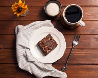 Vegan Gluten-Free Walnut Brownie Bar - Pack Of 6