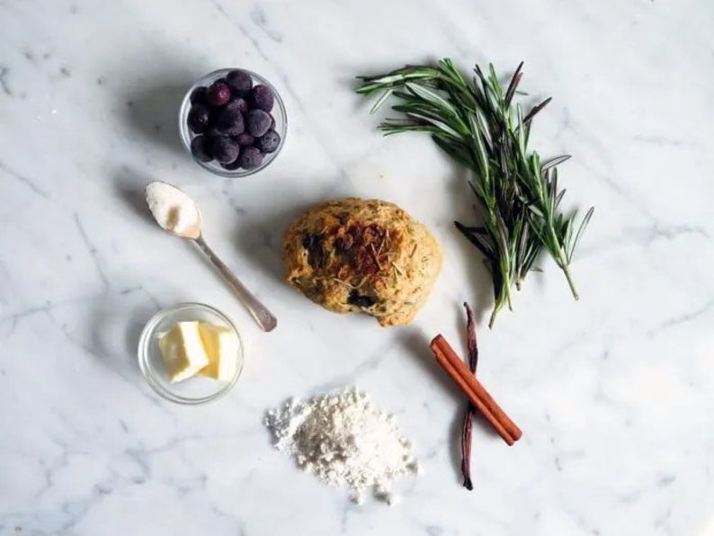 Vegan Blueberry Rosemary Sugar-Free Scone Pack of 6 image 3