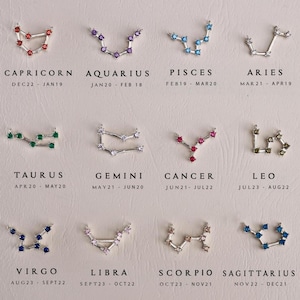 June Zodiac Necklace, Dainty Constellation Necklace, Handmade Gemstone Women Pendant, Astrology Jewelry, Birthday Gift, Necklace For Jun