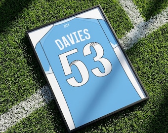Mayzee Davies Football Home Shirt Poster