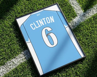 Grace Clinton Football Home Shirt Poster