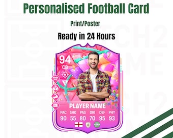 Personalised Football 25 Ultimate Player Card | Football 25 |ALL Designs Available| Gift | Football Card | Digital Download| Football