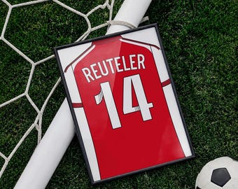 Geraldine Reuteler Football Home Shirt Poster