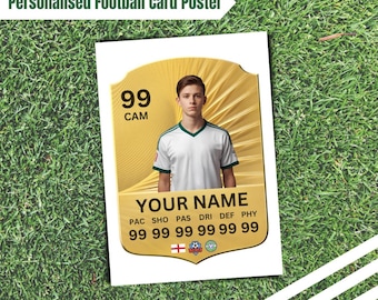 Football Card Prints