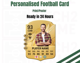 Personalised Football 25 Ultimate Player Card | Football 25 |ALL Designs Available| Gift | Football Card | Digital Download| Football