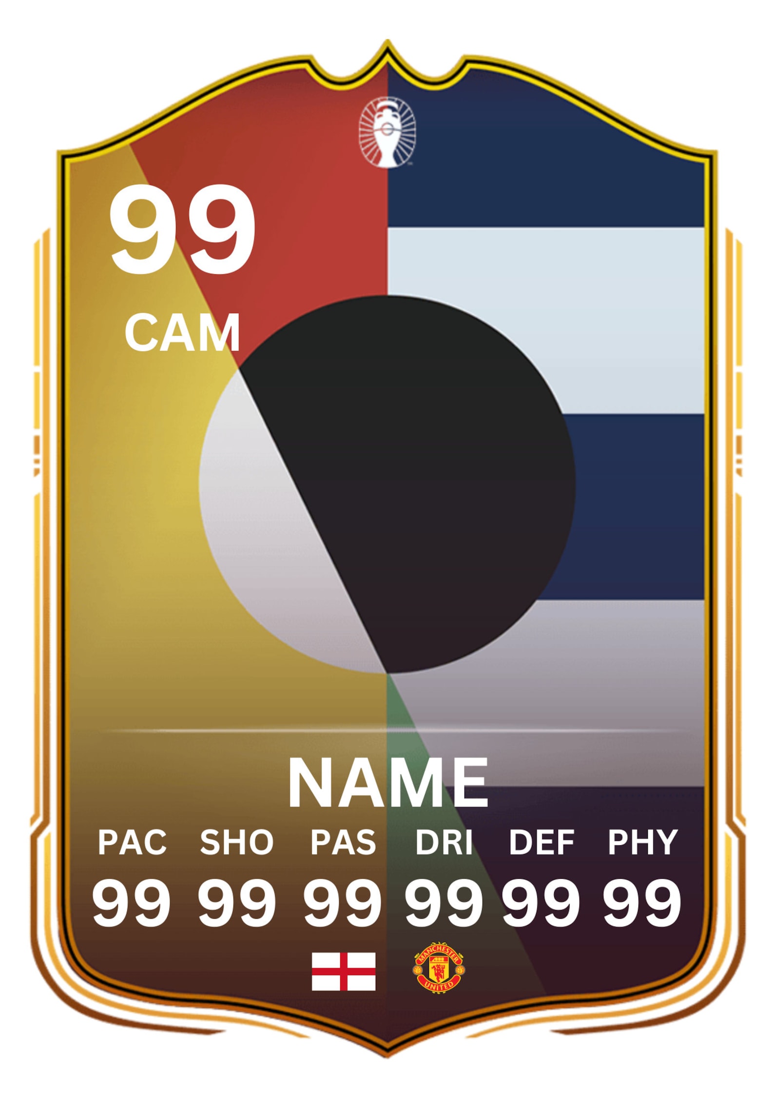 Blank Personalisable FIFA 24 EAFC 24 Football Ultimate Team Player