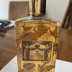 COTY amber cologne for the bath and toilet