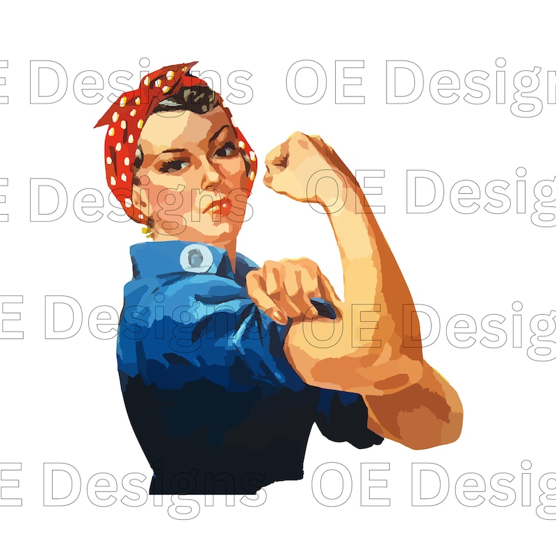 Rosie the Riveter Svg - Etsy