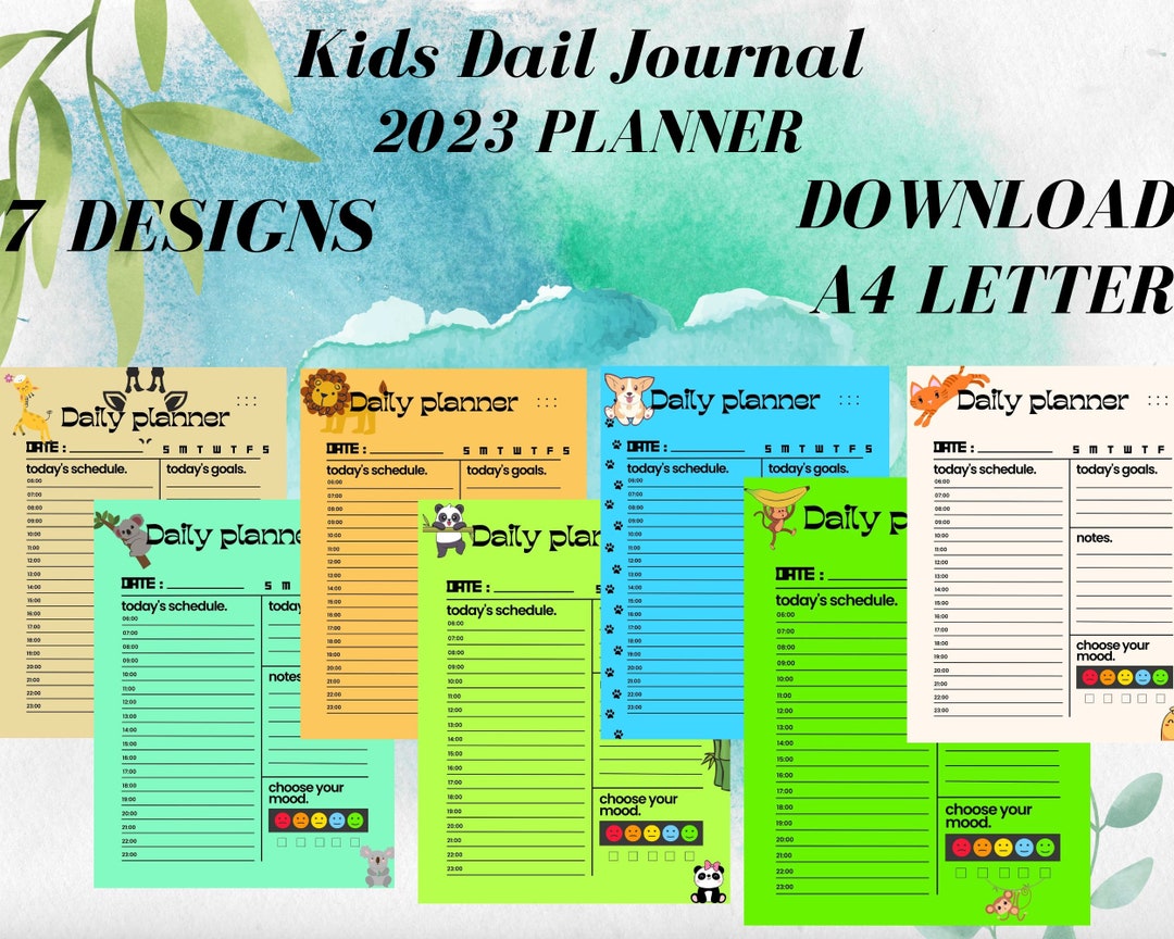 Daily Planner For Kids Pdf