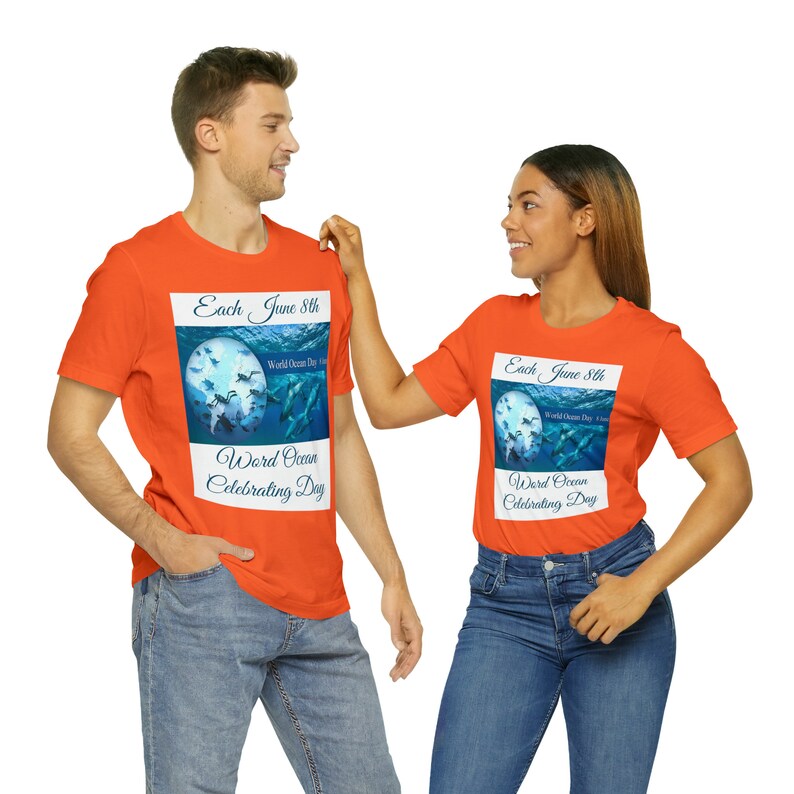 Celebrate Ocean World Day With Style Get Your Unisex Jersey - Etsy