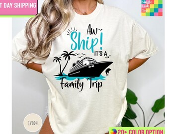 Custom Comfort Colors® Cruise Shirts, Custom Family Cruise Trip Shirts, Family Vacation Shirts, Family Cruise Shirts,Travel Shirt,Cruise Tee