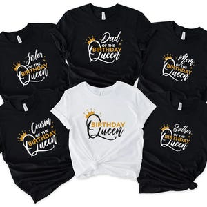 Birthday Queen Shirt, Birthday Family Shirt, Birthday Queen Tee, Birthday Girl Shirt, Cute Birthday Gift, Birthday Party Shirt, Birthday Tee