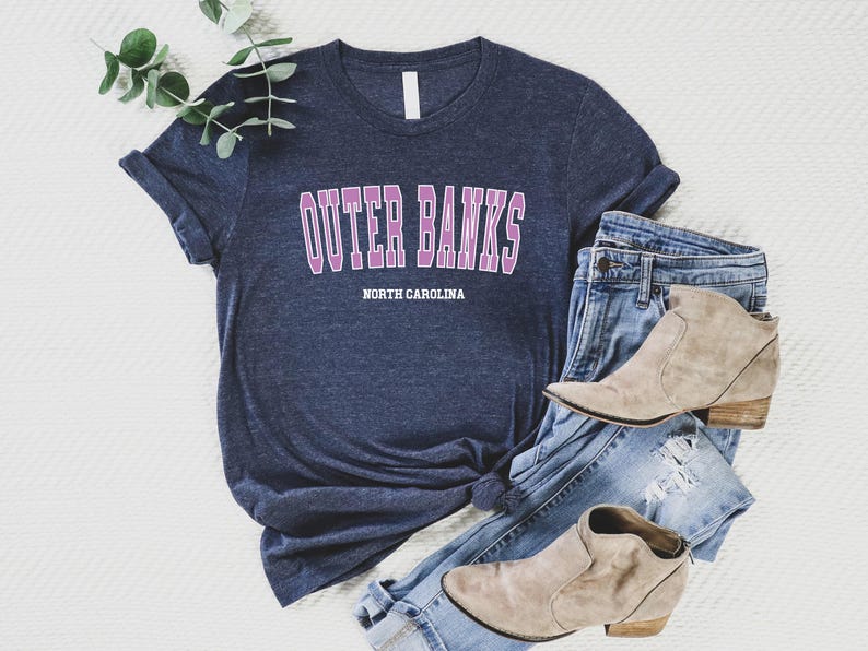 T-shirt Outer Banks en Caroline du Nord, chemise Outer Banks, chemise Outer Banks, Caroline du Nord, chemises Outer Banks en Caroline du Nord, chemise cadeau image 4