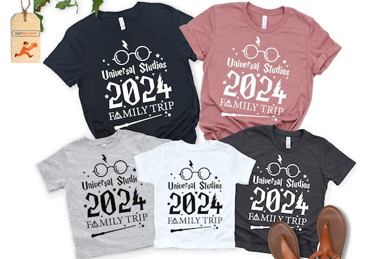 Universal Studios Family Trip Shirts, Universal Studios Wizard Shirts, Wizard House School Shirt,  Universal Orlando Trip Shirt