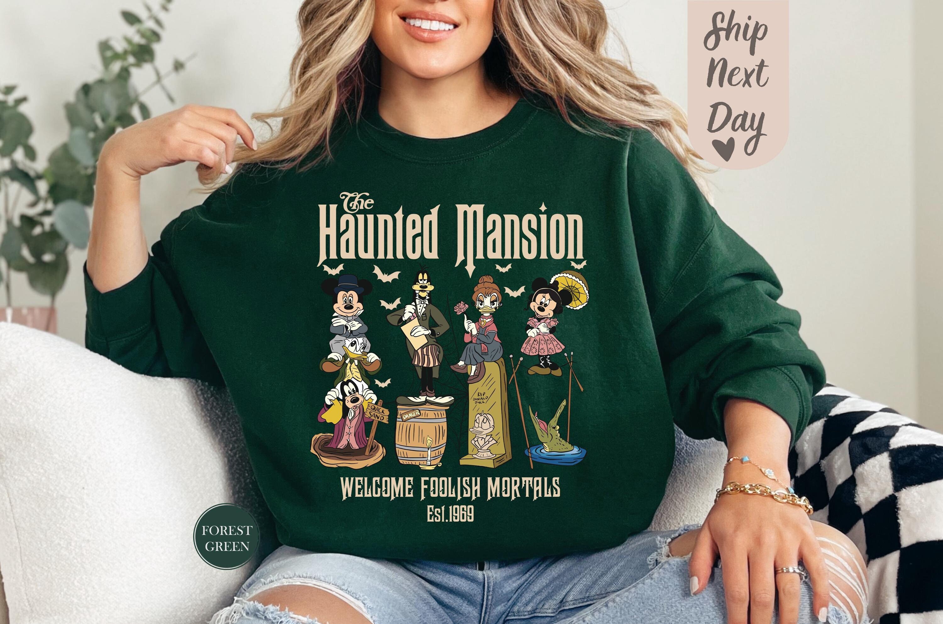 Haunted Mansion Sweatshirt - Etsy Haunted Mansion Sweatshirt - Etsy