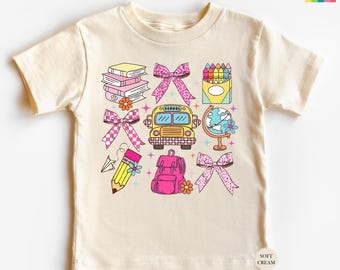 Cute School Spirit Shirt, Back To School 2026 T-Shirt, School Bus Tee, Back To School Kids Shirts, Student Shirt,Back to School Shirt