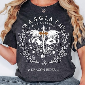Basgiath War College Book Shirt, Dragon Rider Shirt, Fantasy Bookish Shirt, Book Lover Shirt, Bookworm Shirt, Book Shirt, Bookish War Shirt