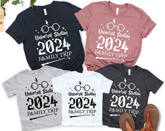 Universal Studios Family Trip Shirts, Universal Studios Wizard Shirts, Wizard House School Shirt,  Universal Orlando Trip Shirt