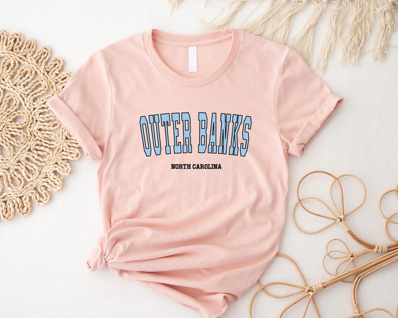 T-shirt Outer Banks en Caroline du Nord, chemise Outer Banks, chemise Outer Banks, Caroline du Nord, chemises Outer Banks en Caroline du Nord, chemise cadeau image 2
