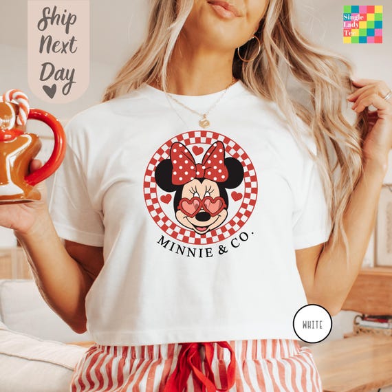 Minnie & Co Crop Top, Minnie Mouse Crop Top, Disney Women Crop Top, Disney Shirt, Disney Girls Crop Top, Disney Vacation Crop Top
