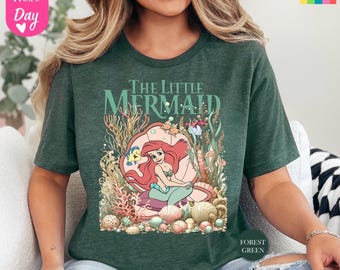 The Little Mermaid Shirt, Disney Pricess Ariel T-shirt, Little Mermaid Ariel Shirt, Ariel Mermaid Shirt, Disney Ariel Shirt, Disney Girl Tee