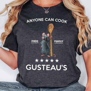 Disney Ratatouille Shirt, Anyone Can Cook Shirt, Chef Remy Shirt, Pixar Ratatouille Shirt, Remy Gusteau&#39;s Shirt, Little Chef Remy Shirt